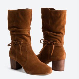 VIOLET & RED Janine Tall Shaft Suede Boot